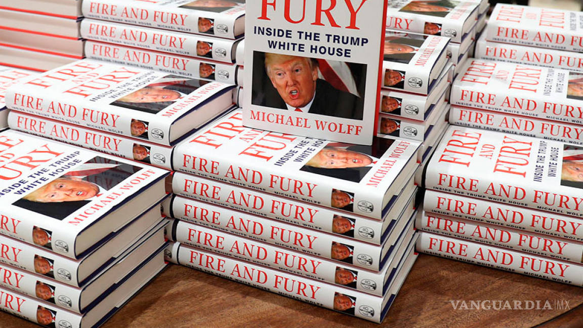 Libro 'Fire and Fury' sobre gobierno de Trump vende 1.7 millones de ejemplares