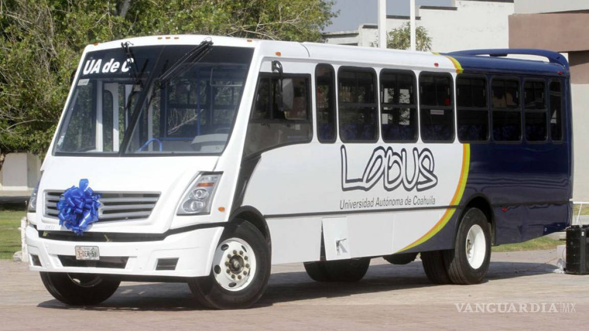 Programa de transporte 'Lobus' mueve a 3 mil 500 alumnos al día al trasladarlos de Saltillo a Ciudad Universitaria de Arteaga