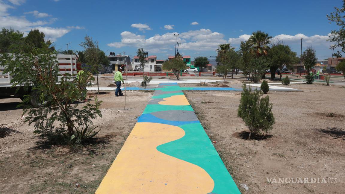 $!La nueva Plaza Mirasierra Spurs contará con juegos infantiles, mesas de ajedrez y ping-pong, además de áreas verdes reforestadas con encino siempreverde.