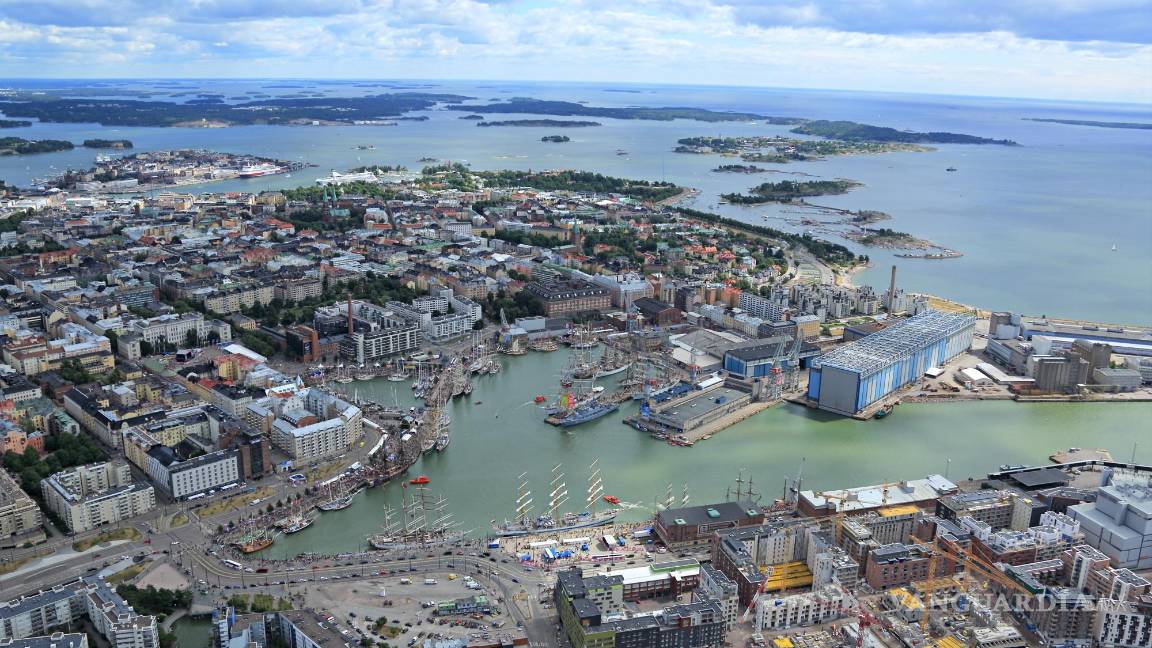 $!Vista aérea de Helsinki, que se ha convertido en una de las grandes ciudades donde se concentra la creación de gran número de juegos para móviles.
