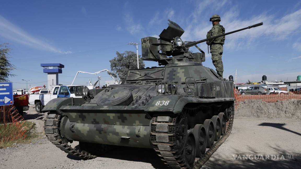 Con tanques, autoridades custodian el Altiplano