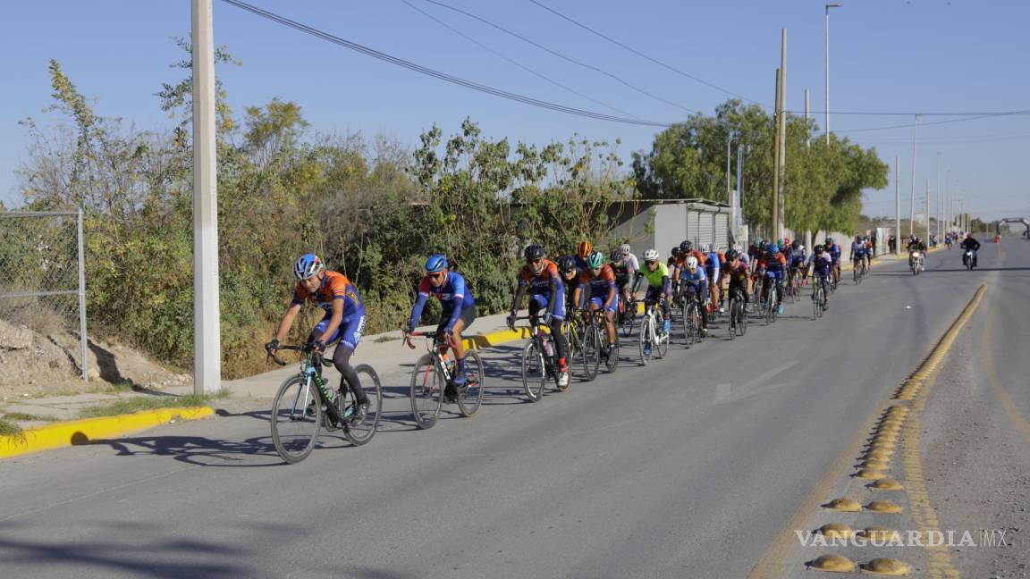 Cerradísima segunda etapa en Serial Rogelio Bicicletas en Saltillo