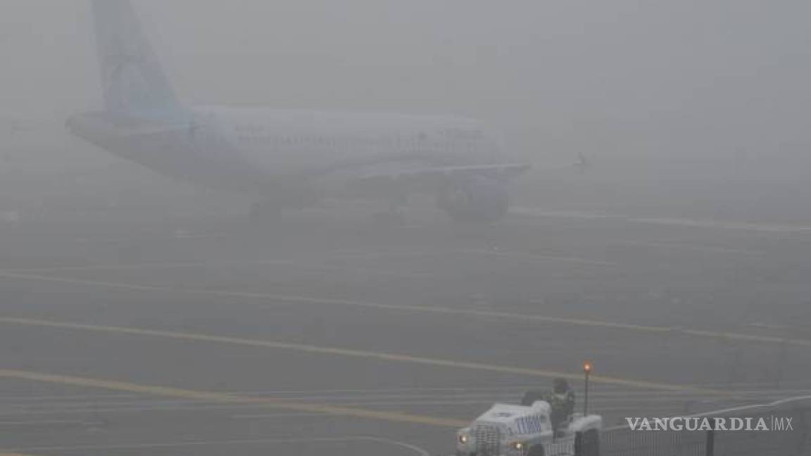Aeropuerto Internacional de la CDMX suspende vuelos por un banco de niebla