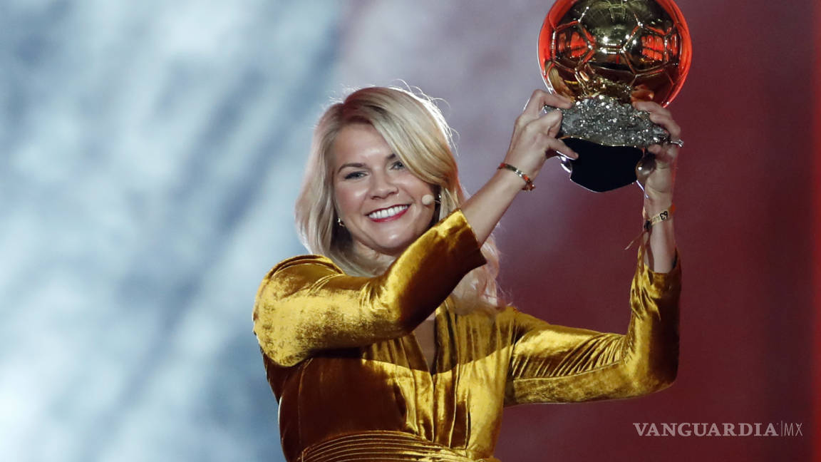 Ada Hegerberg es la primera ganadora del Balón de Oro femenino