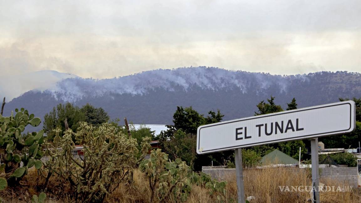 $!Incendio en las comunidades de Arteaga, El Tunal y Carbonera.