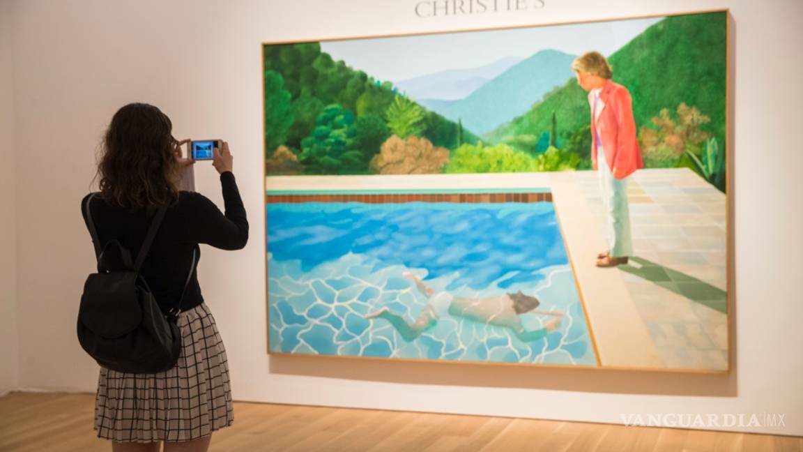 $!Pintura de David Hockney imponer un romper récord en una subasta