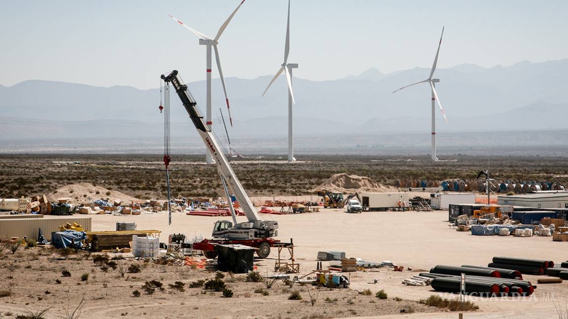 $!Parque Eólico de Coahuila registra un avance del 80 por ciento en su construcción