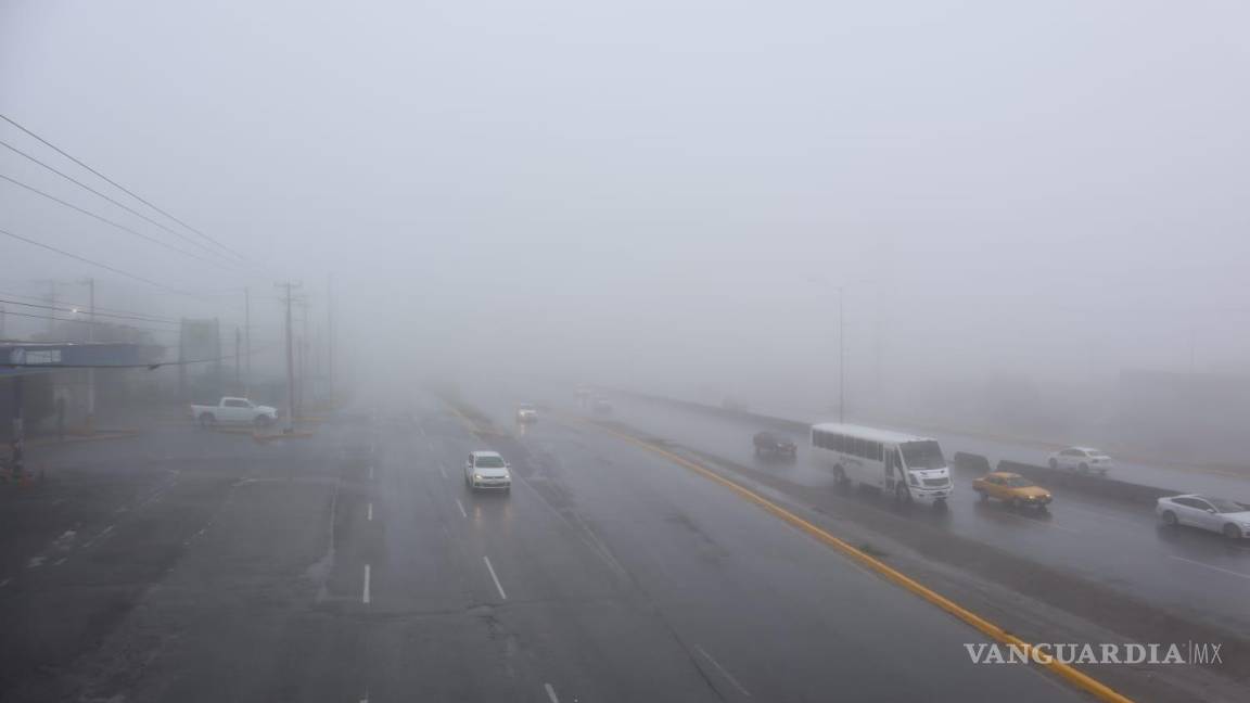 ¿Viajas de Saltillo a Monterrey este fin de semana? Neblina y lluvia te esperan en la carretera