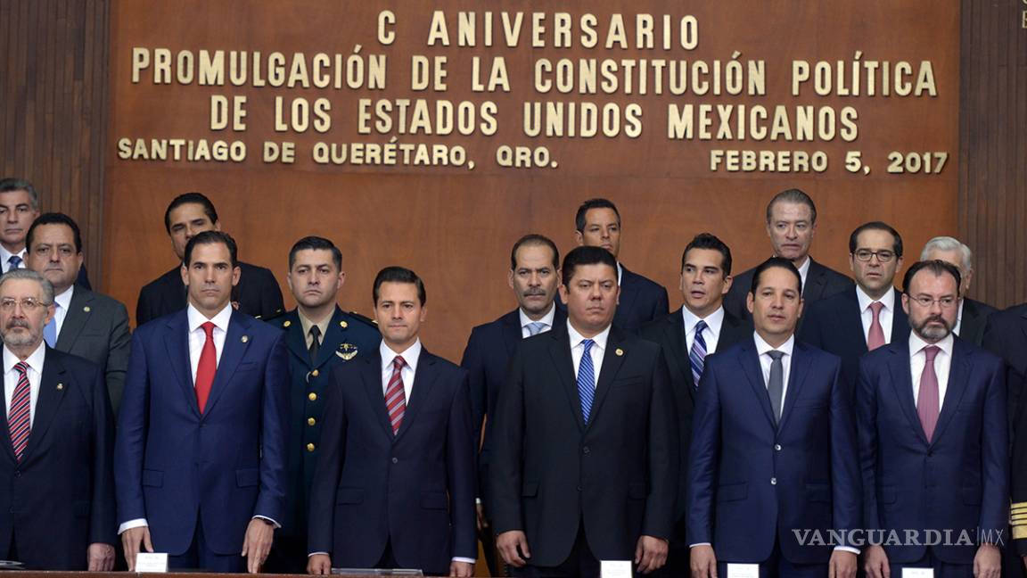 $!En el centenario de la Constitución Peña Nieto llama a la unidad