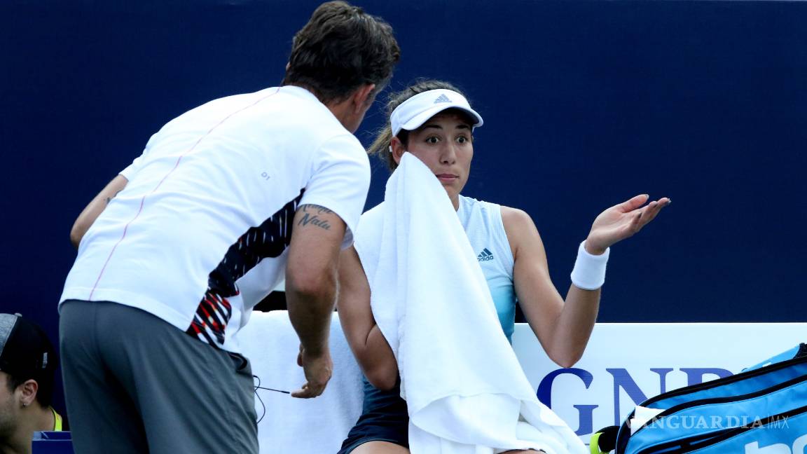 $!Garbiñe Muguruza vence a Kristina Mladenovic con el apoyo de André-Pierre Gignac