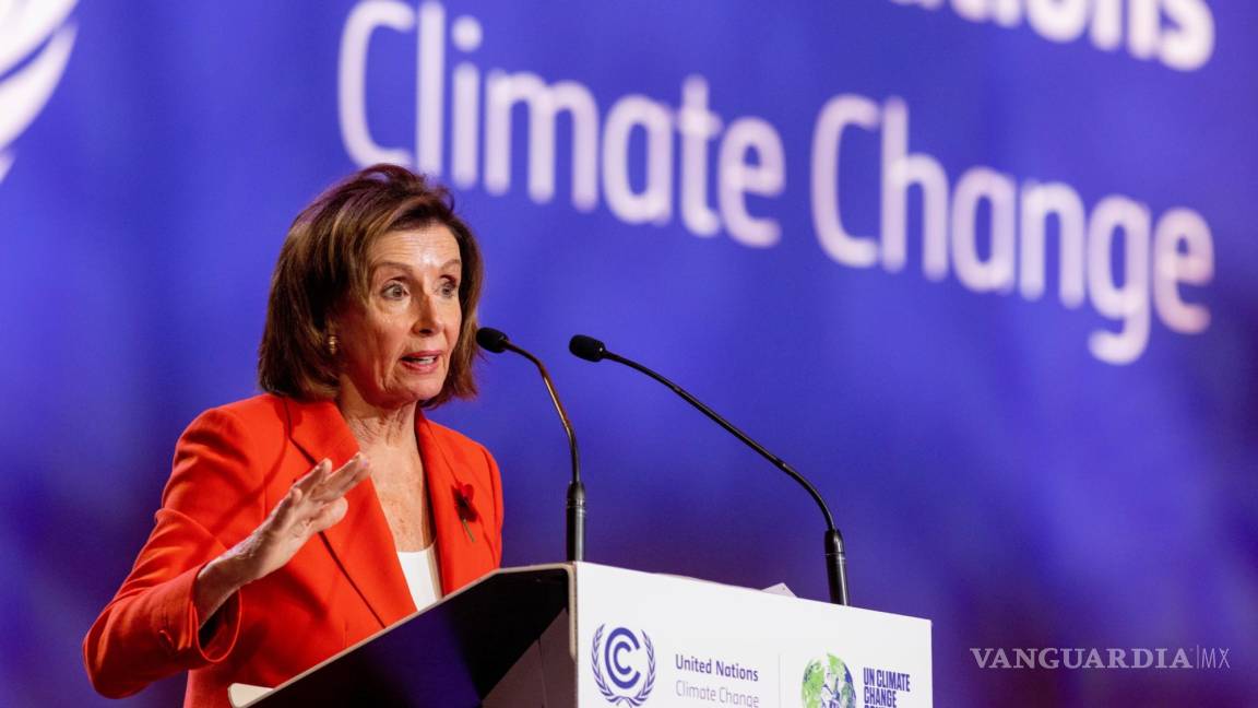 Nancy Pelosi pide que se tome en cuenta a las mujeres y niñas en la lucha por el cambio climático