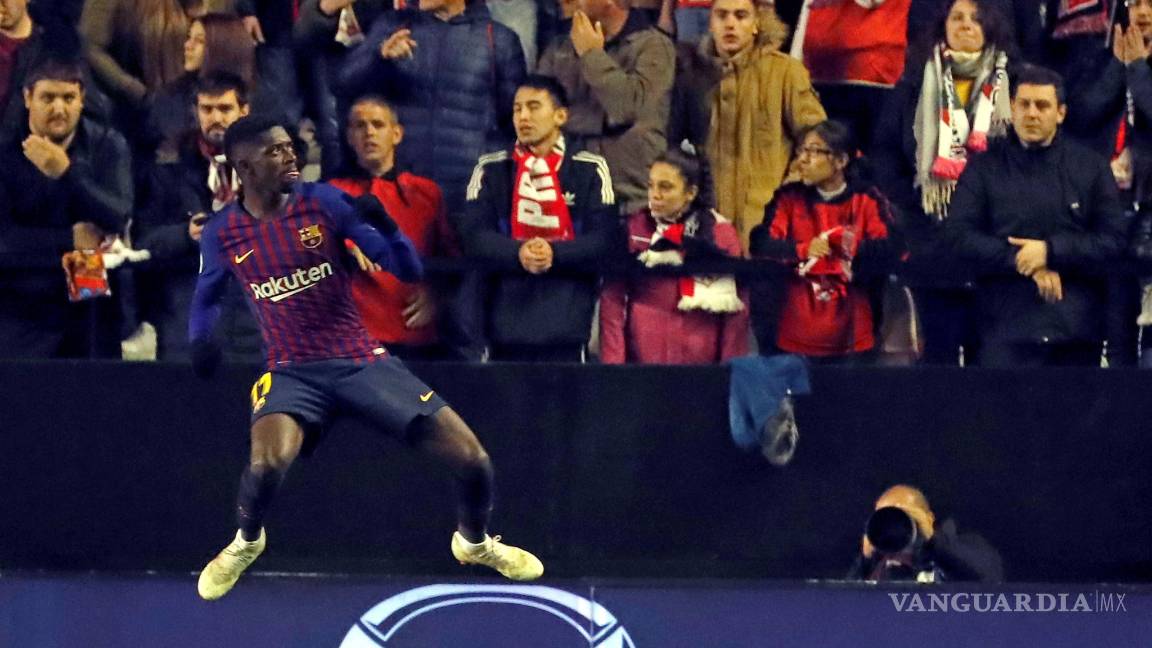 $!Suárez salva a un Barcelona a punto de hacer el ridículo