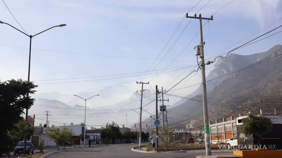 SEMA de Coahuila emite alerta por mala calidad del aire en Saltillo por incendio en Cañón de San Lorenzo