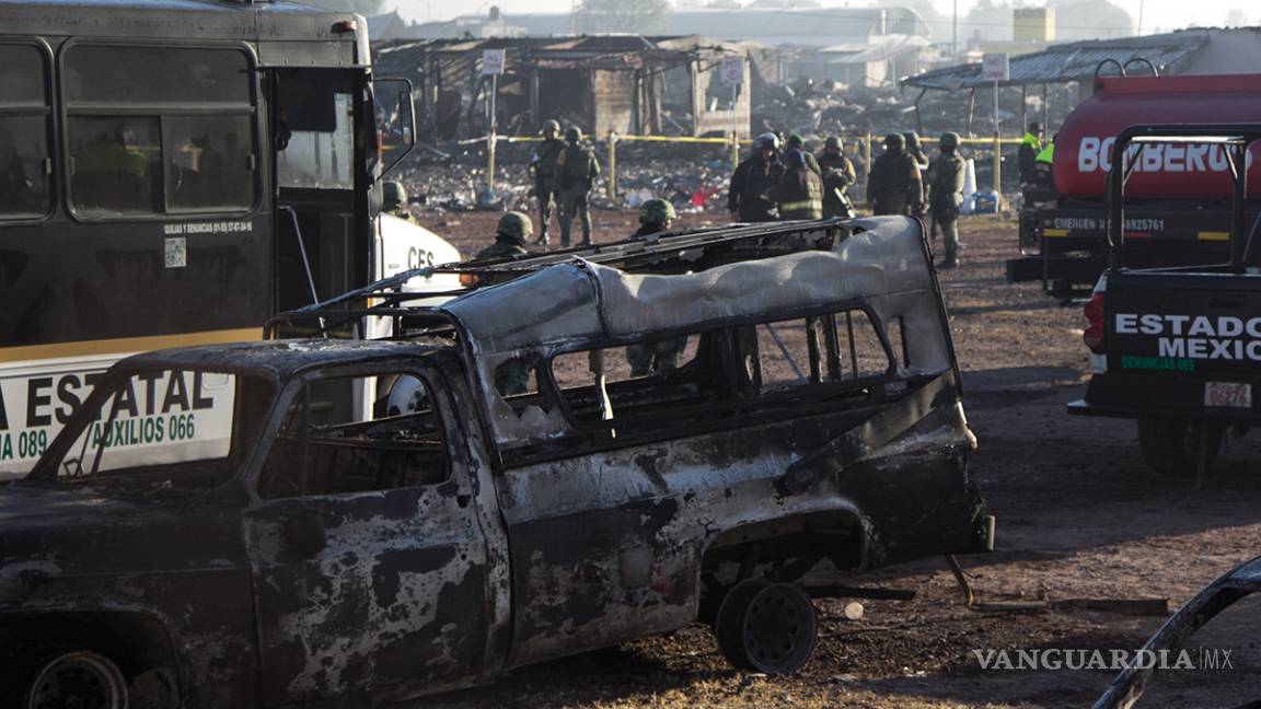 $!Las terribles imágenes que dejó la explosión en Tultepec