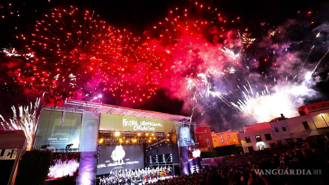$!Inauguración de la 50 edición del Festival Internacional Cervantino en la Alhóndiga de Granaditas, en Guanajuato (México).
