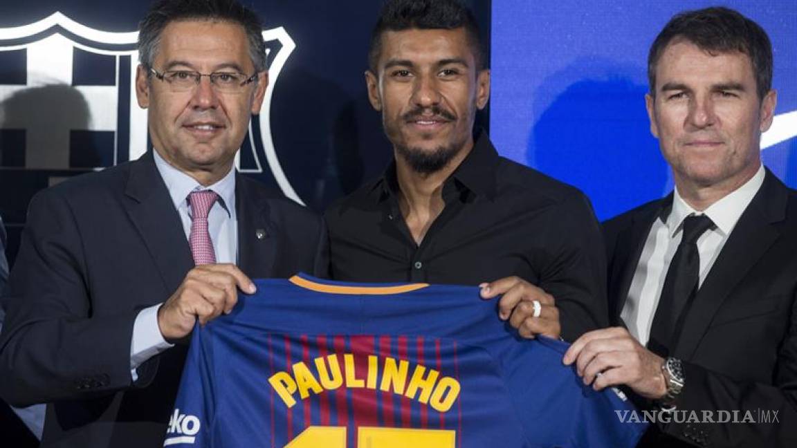 Luego de la goleada, Barcelona presenta a Paulinho