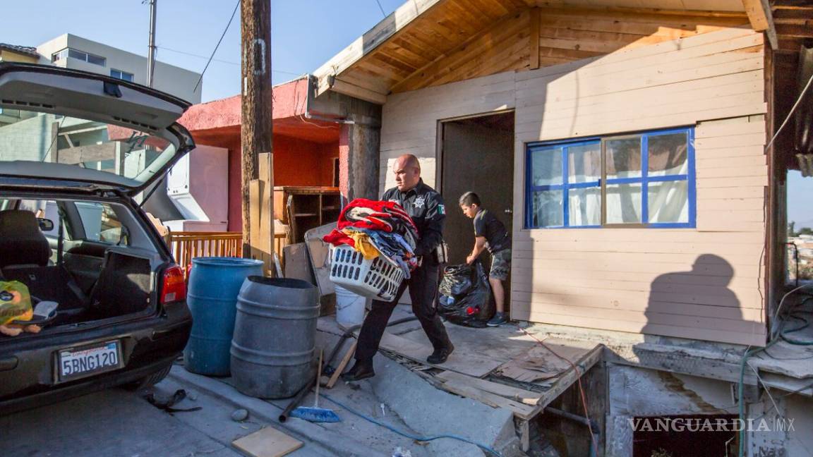 Se derrumban viviendas de la colonia Reforma, en Tijuana