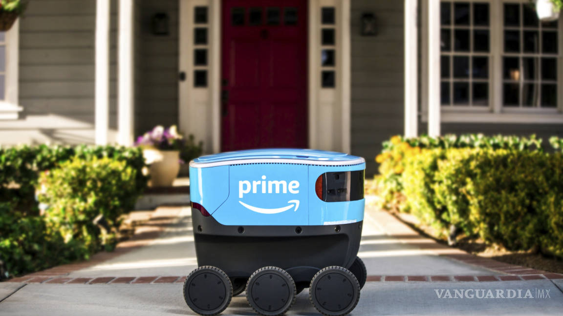 Robots autónomos de Amazon recorrerán y entregarán paquetes en las calles en California