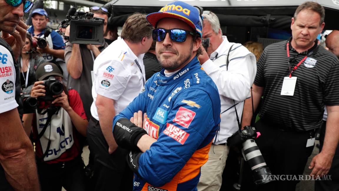 $!Fernando Alonso se queda 'corto' y no califica para las 500 millas de Indianapolis
