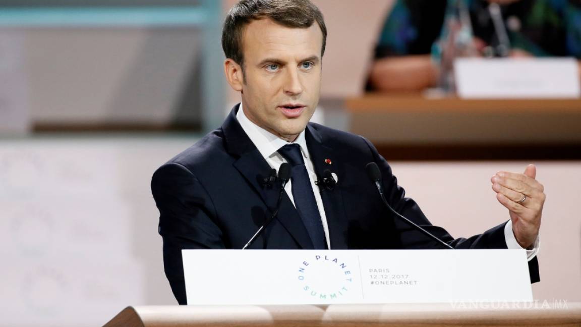 Estamos perdiendo la lucha contra el cambio climático, dice Macron