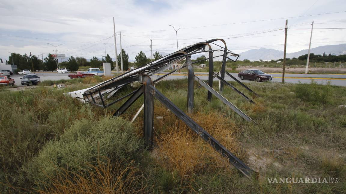 $!A una semana de tromba en Saltillo, aún quedan de ‘recuerdo’ los daños