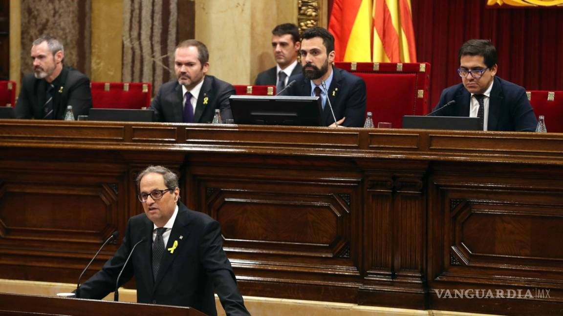 Envisten al independentista Quim Torra, nuevo presidente de Cataluña
