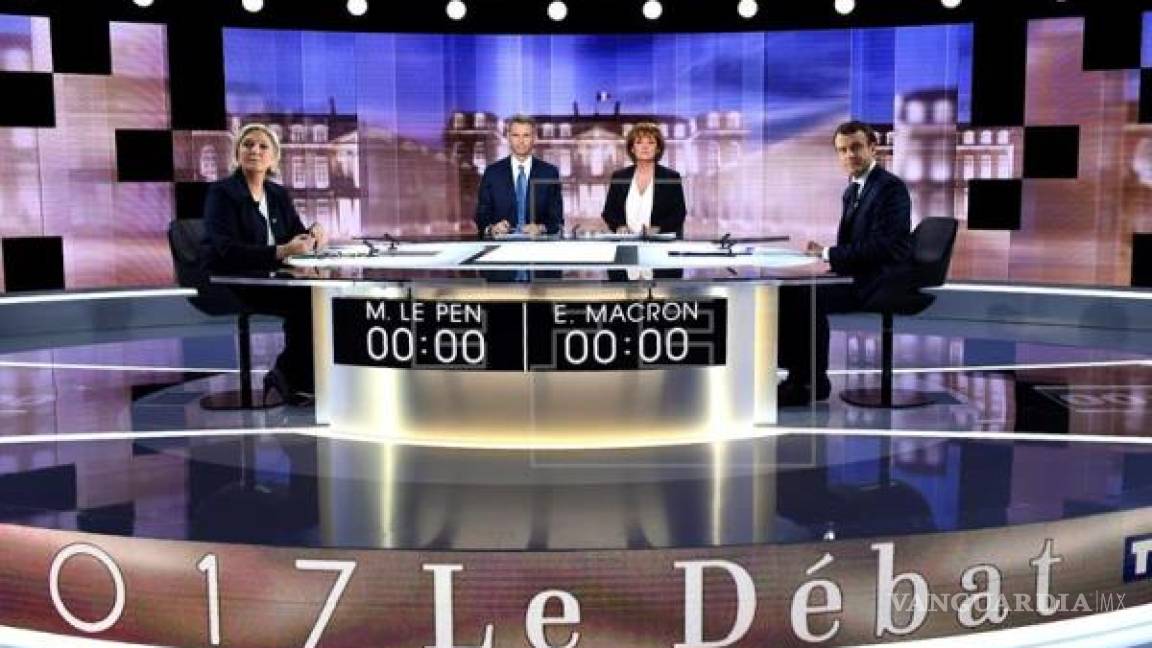 Macron aplasta a Le Pen en debate televisivo
