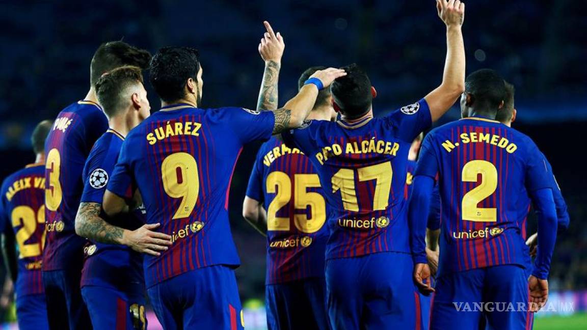 Barcelona asegura el primer lugar del Grupo D en la Champions League