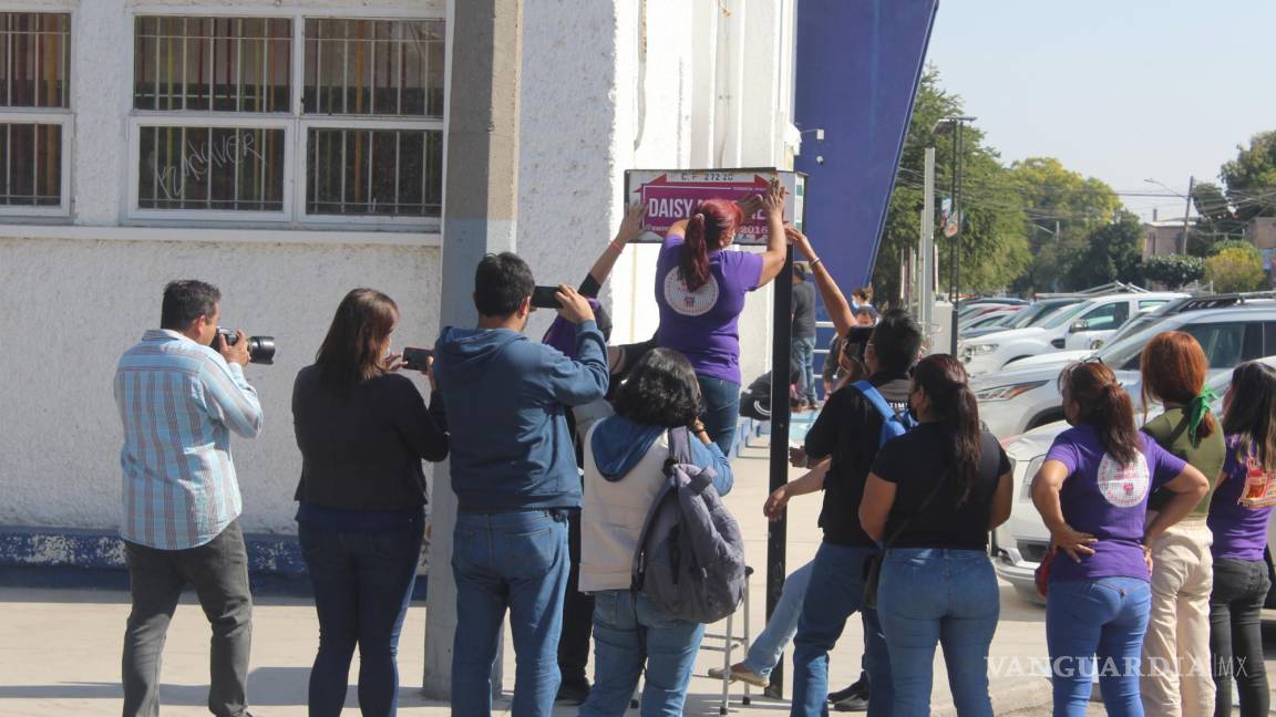 Víctimas de feminicidio van a nombres de calles en La Región Laguna