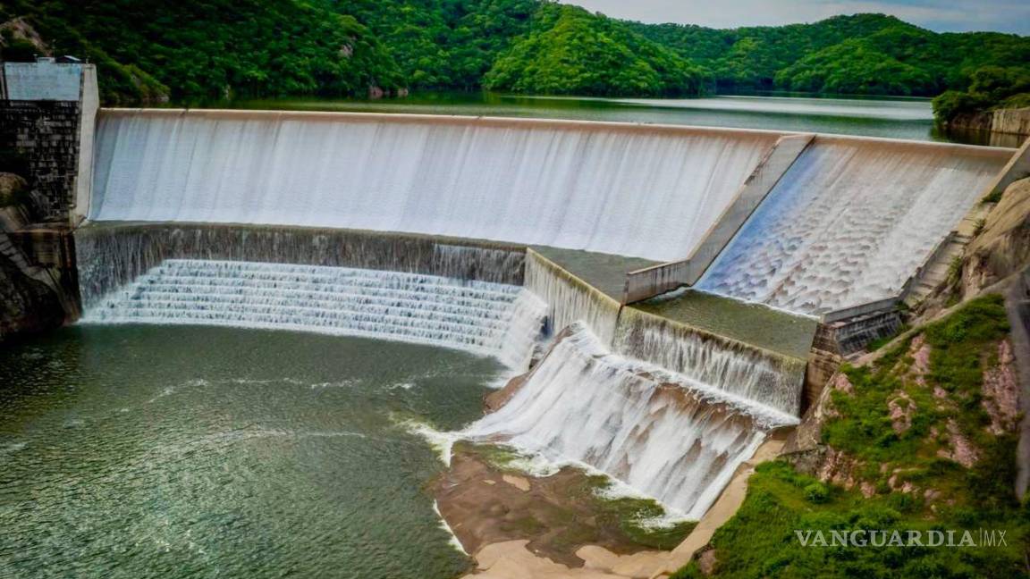 $!AMLO y Sheinbaum inauguran distrito de riego Presa Picachos, en Sinaloa