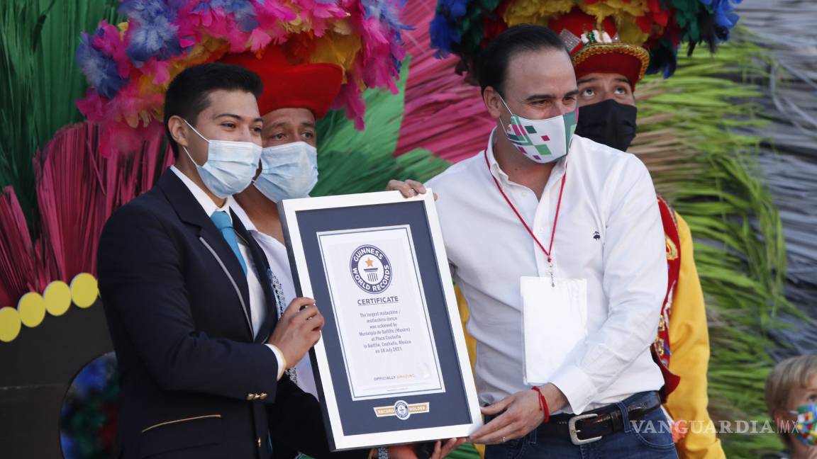 $!Con Matlachinada logra Saltillo récord Guinness; inician festejos del 444 aniversario de la ciudad