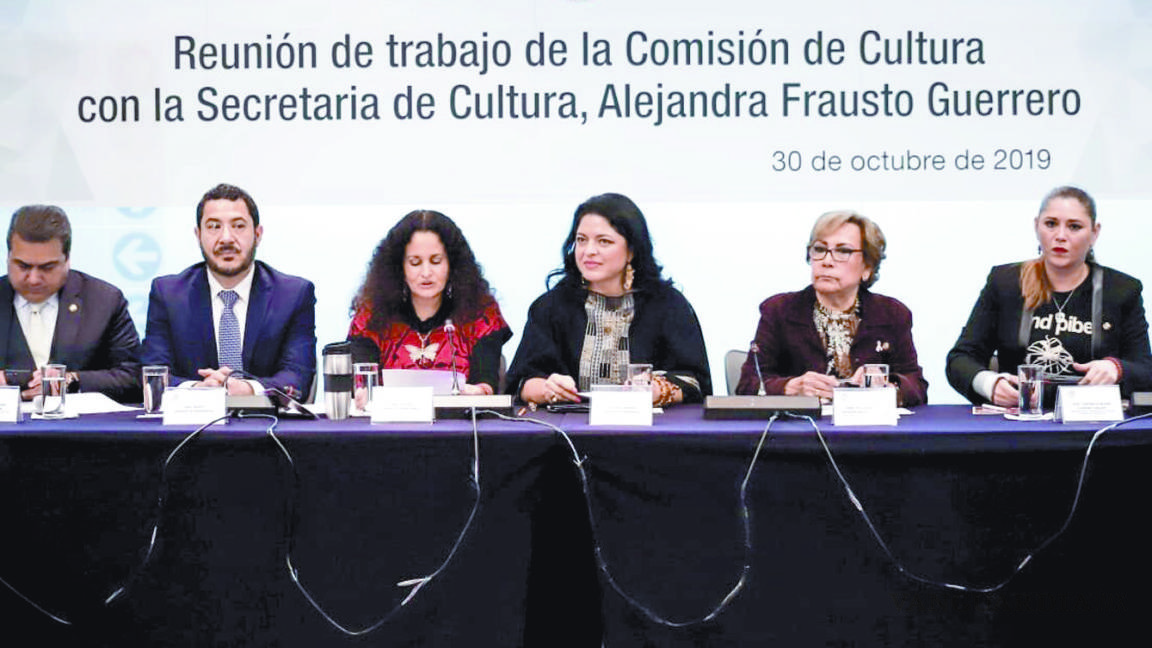 La Secretaria Alejandra Frausto comparece ante el Senado; le cuestionan logros en cultura