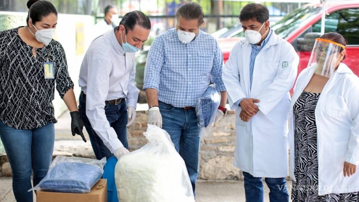 Legisladores de Coahuila reparten insumos en hospitales, en prevención de COVID-19