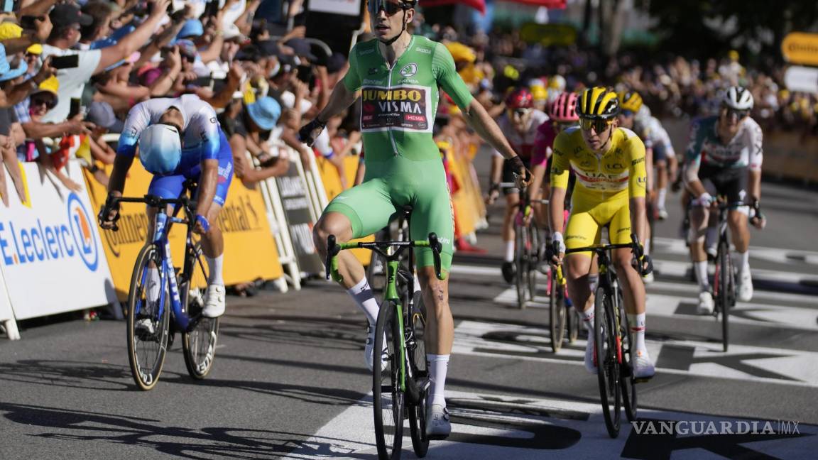 Wout van Aert gana en el Tour de Francia