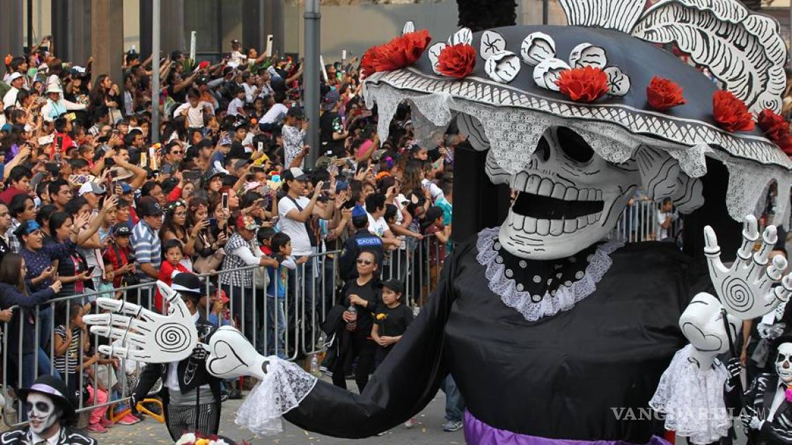 Los muertos toman calles de la Ciudad de México en un macrodesfile (fotos)