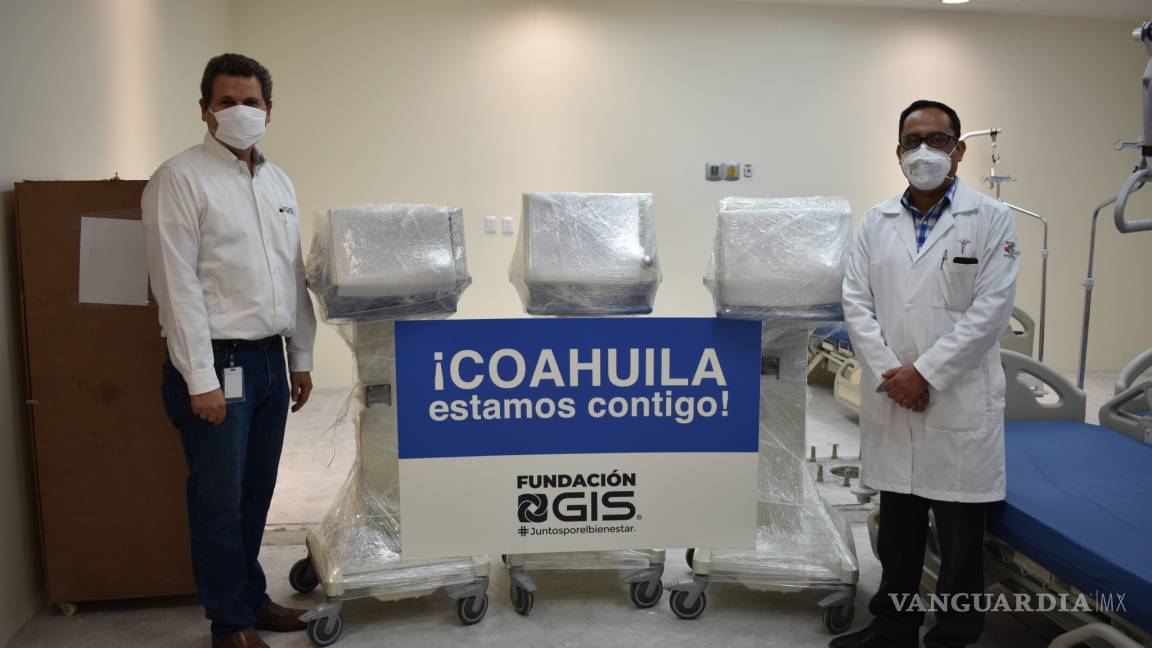 Dona Fundación GIS respiradores al Hospital General de Saltillo