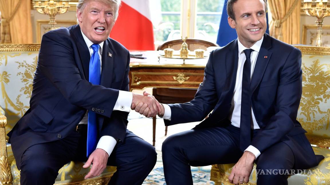 Macron defiende el Acuerdo de París; Trump dice que &quot;algo podría ocurrir&quot;