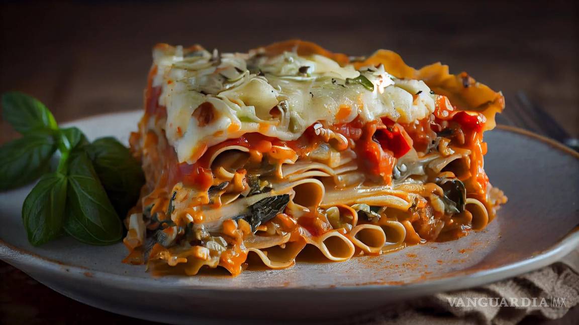 $!Lasaña de espinacas y queso ricotta