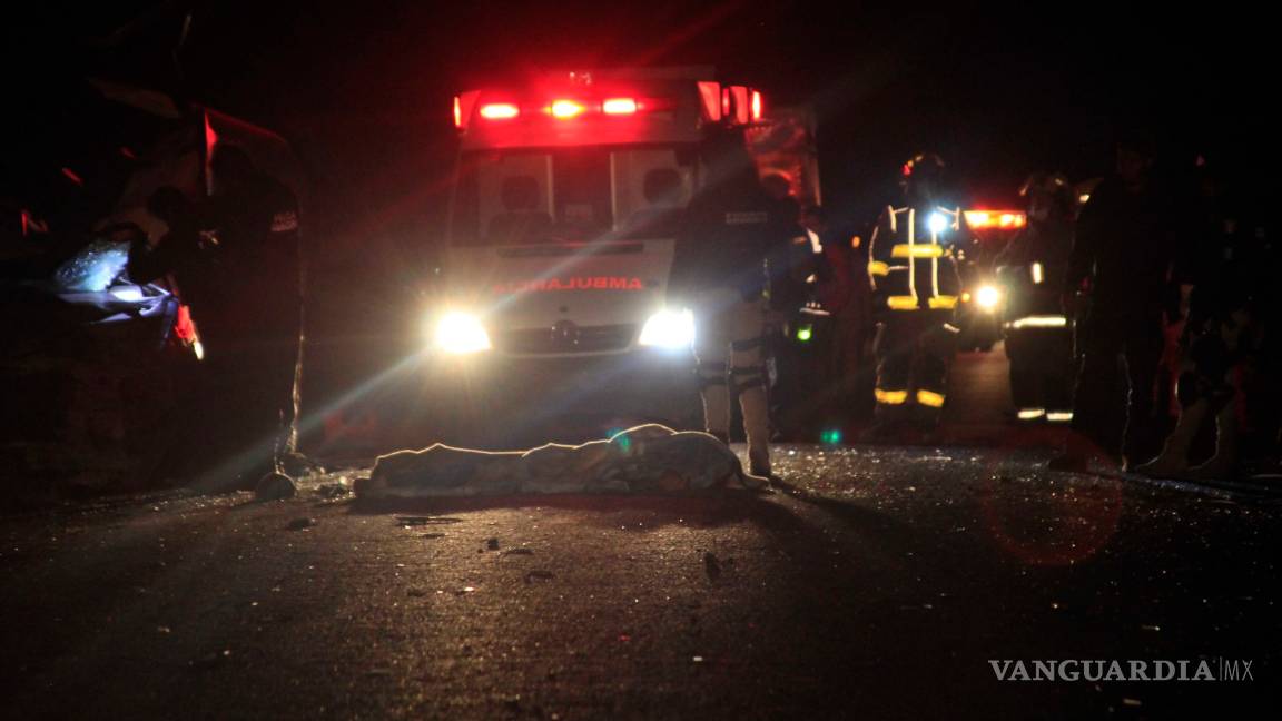 $!Accidente en carretera a General Cepeda deja a tres personas sin vida
