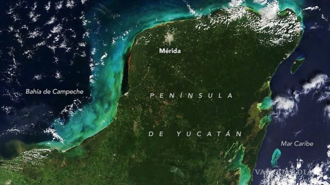 Recuerda NASA cráter hallado en Yucatán