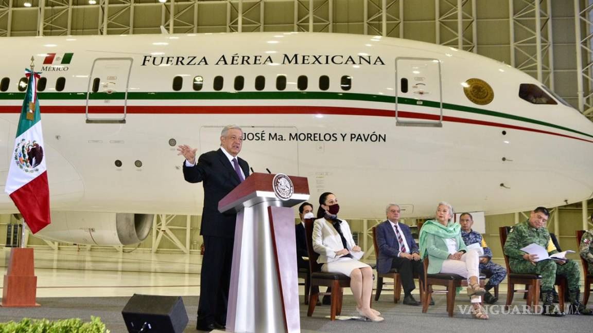 $!AMLO rechaza los fideicomisos, pero creó uno... para la venta del avión presidencial