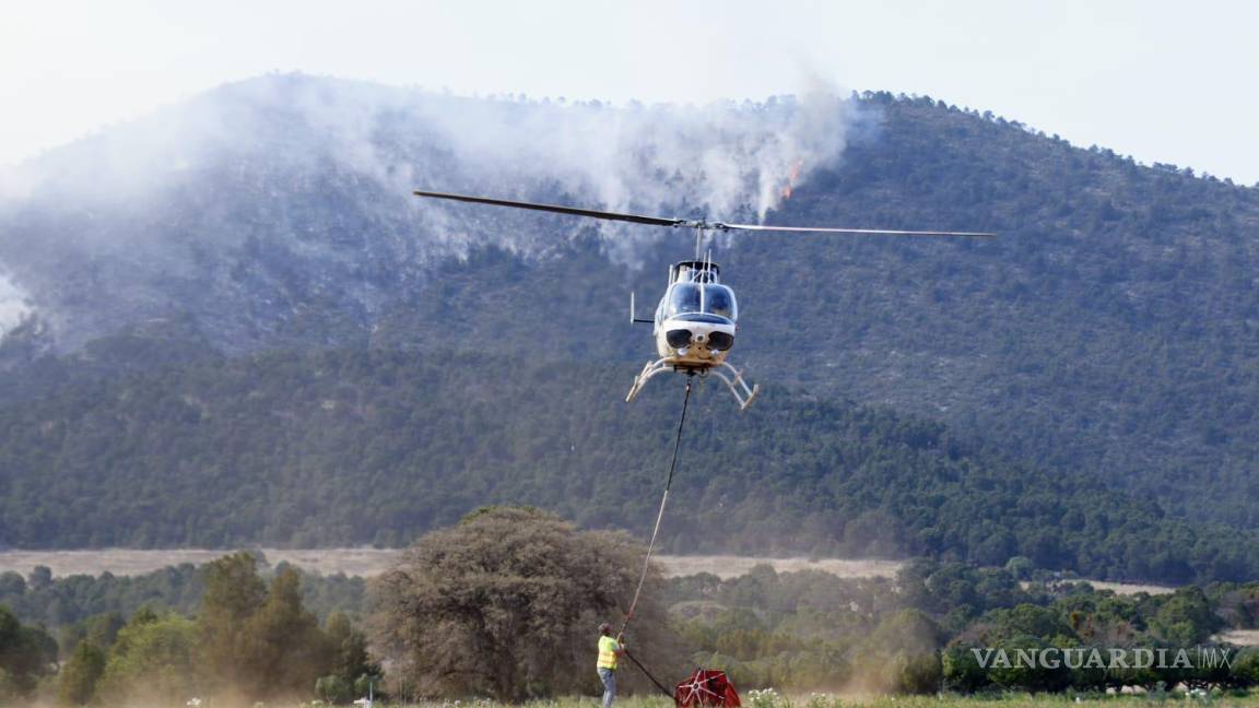 Se buscará más apoyo aéreo para incendio en el Cañón de San Lorenzo en Coahuila