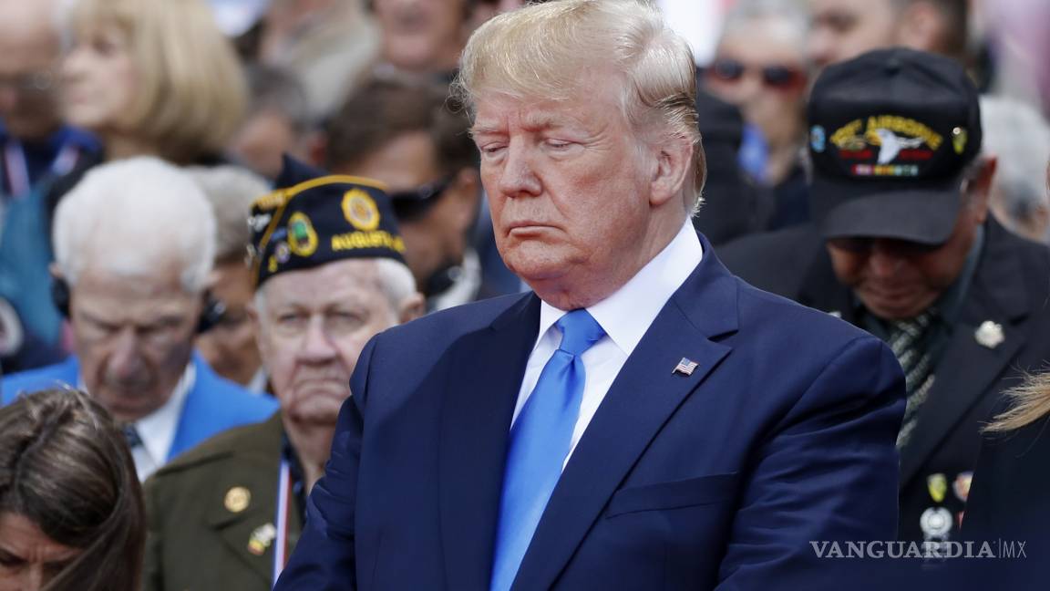 Trump homenajea a veteranos de EU en el 75 aniversario del Desembarco de Normandía