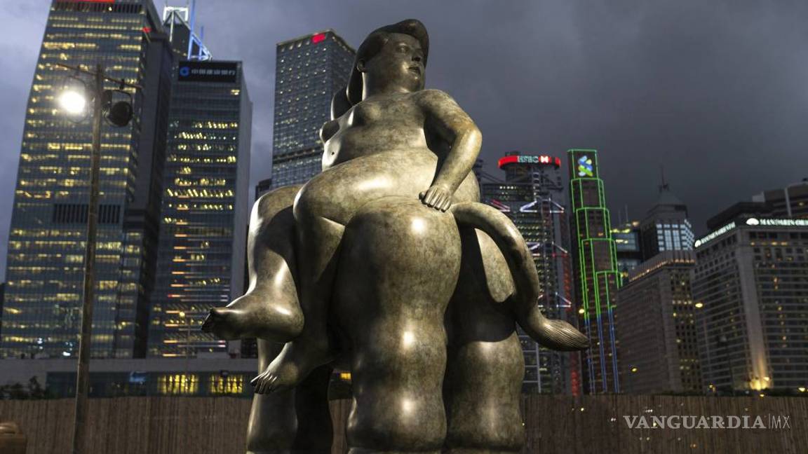 $!Botero, primer artista en exponer esculturas en el centro de Hong Kong