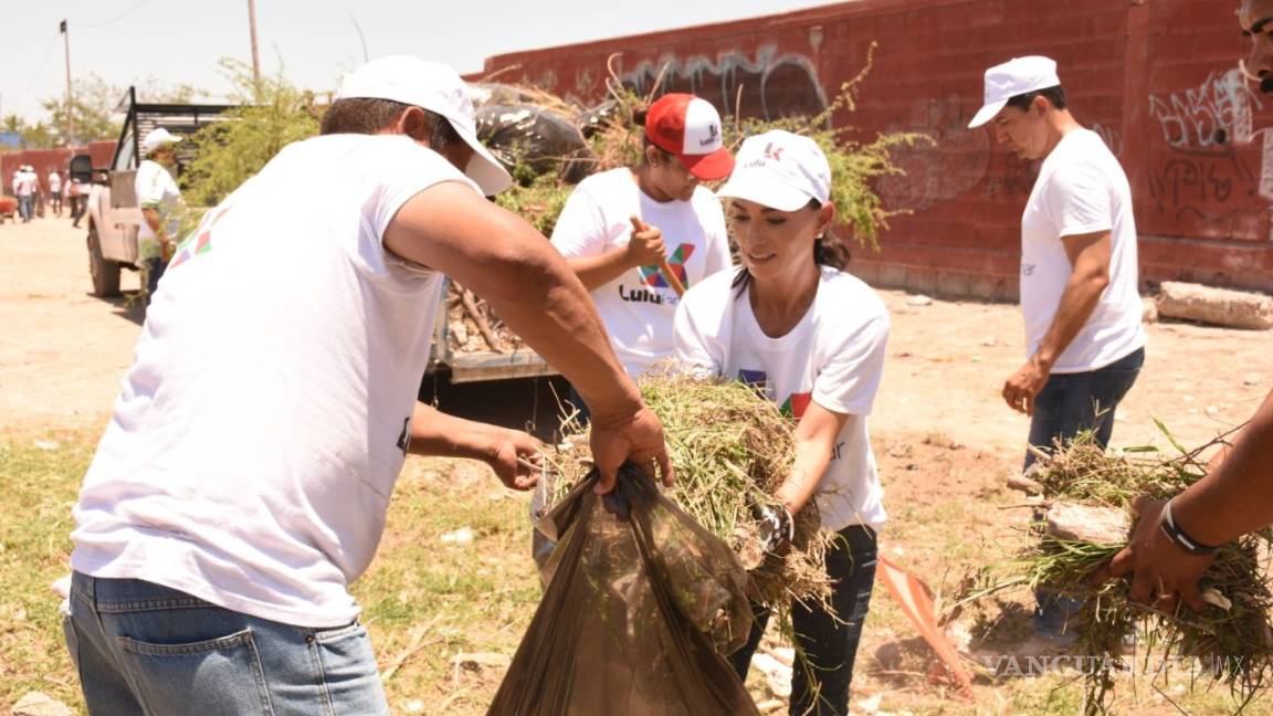 Ciudadanos sacan 80 toneladas de basura en 4 horas en Monclova