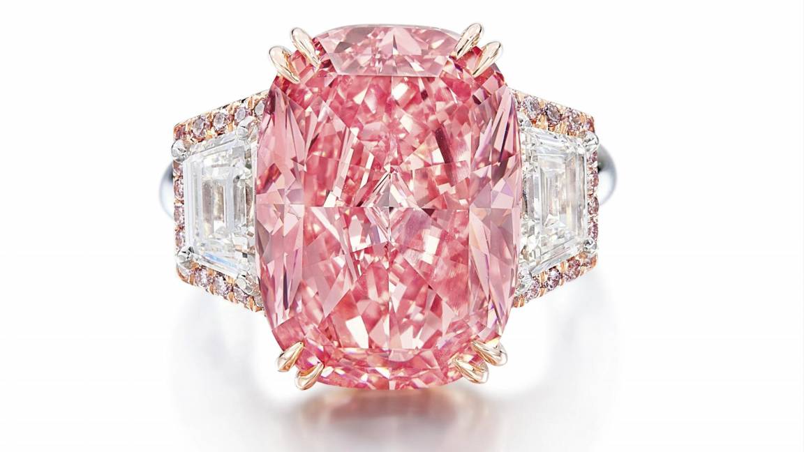 Diamante rosa, Williamson Pink Star, establece un récord mundial al venderse por 49.9 mdd