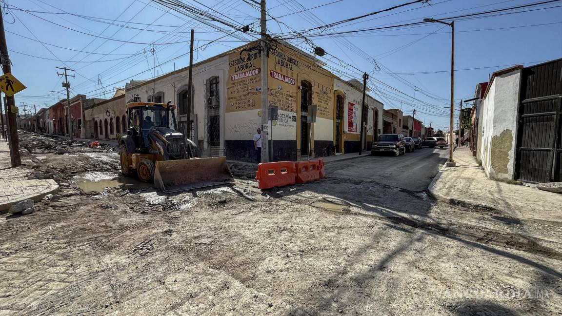 La calle General Cepeda sí será entregada antes de que termine el año, asegura el Alcalde de Saltillo