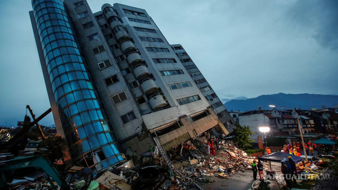 $!Tras el terremoto en Taiwan, continúa la búsqueda de supervivientes