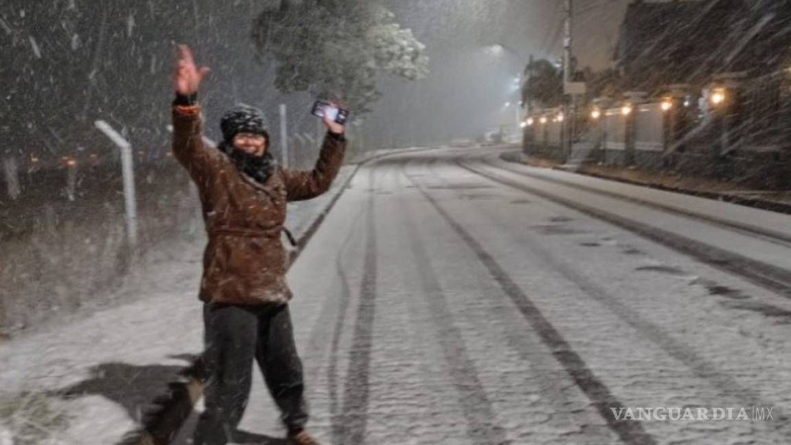 Brasil se viste de blanco con histórica nevada y temperaturas bajo cero