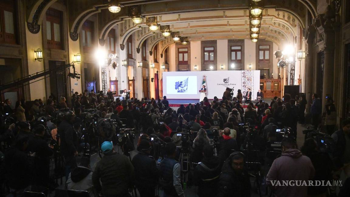 $!La Presidenta tuvo ayer su primera conferencia matutina desde Palacio Nacional.